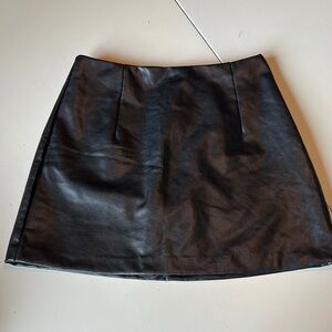 Abercrombie & Fitch Black Mini A-Line Skorts